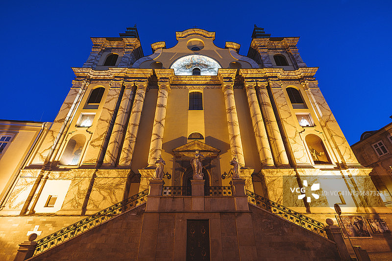 普热梅希尔的方济各教堂图片素材