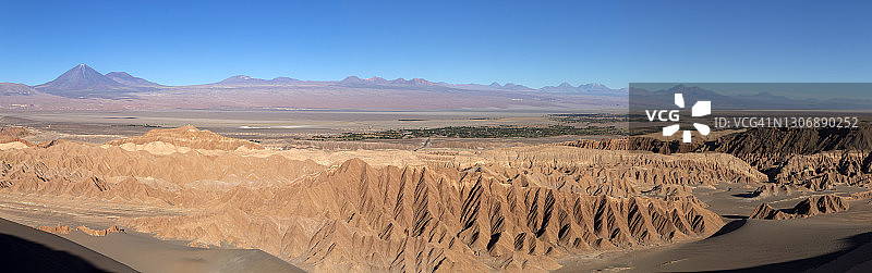 阿塔卡马沙漠全景图片素材