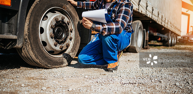 卡车司机图片素材