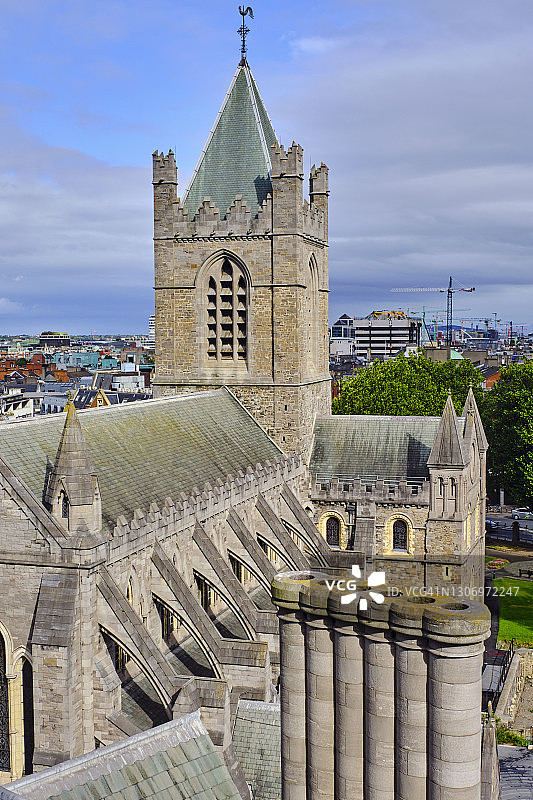 爱尔兰共和国都柏林基督教堂图片素材