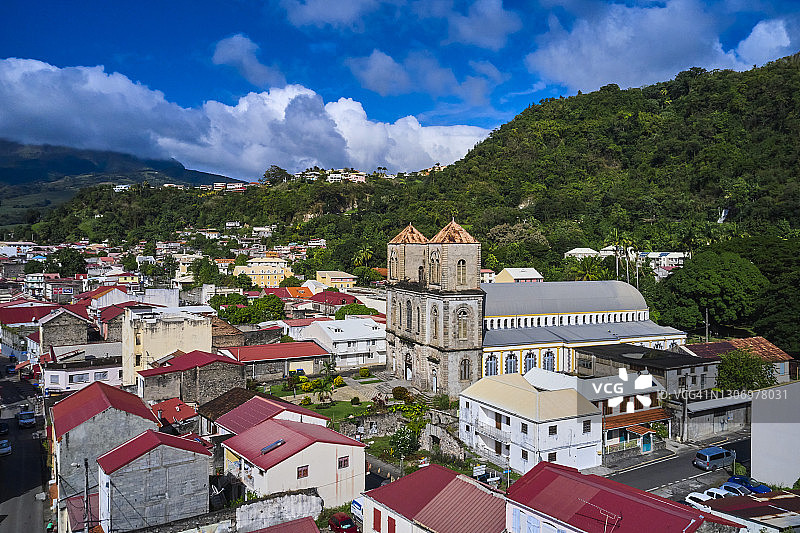 法国马提尼克圣皮埃尔图片素材