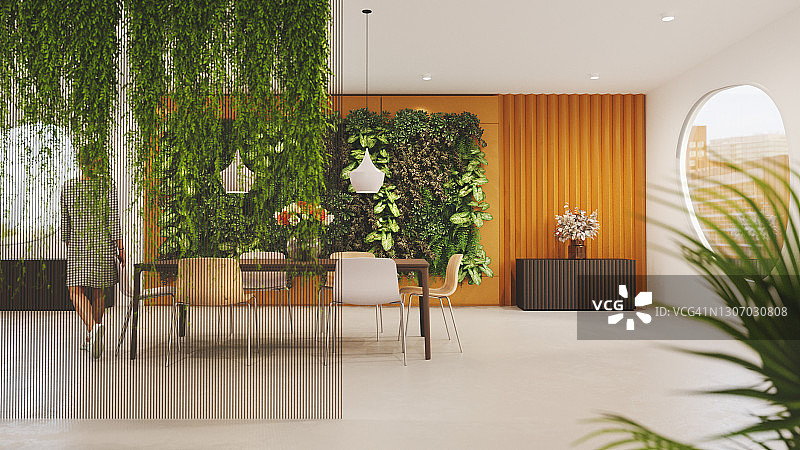 现代绿色住宅图片素材