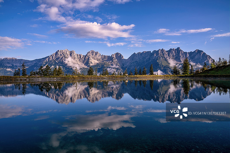 奥地利蒂罗尔州的皇帝山图片素材