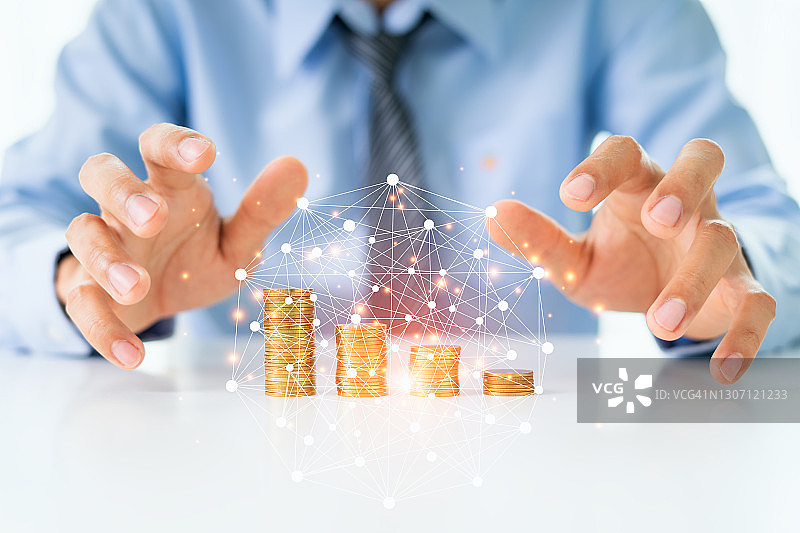 商业金融技术与投资概念图片素材