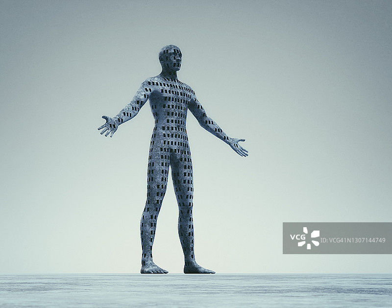 人形建筑图片素材