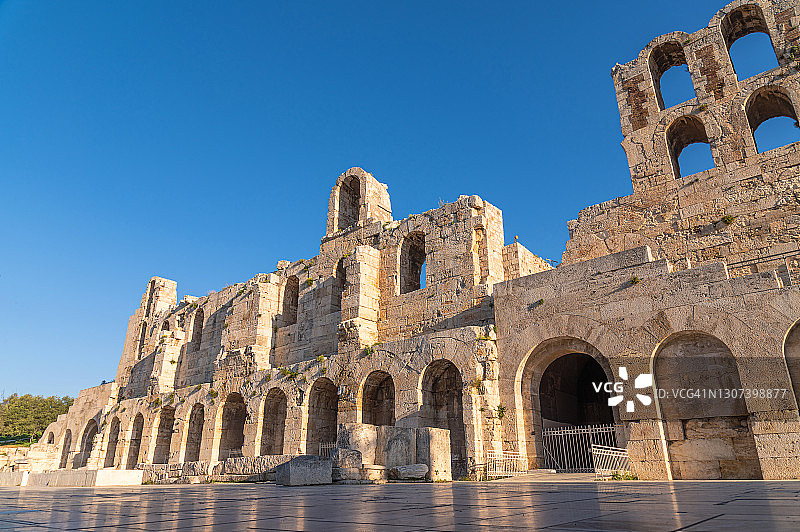 希罗德·阿提克斯剧场入口图片素材