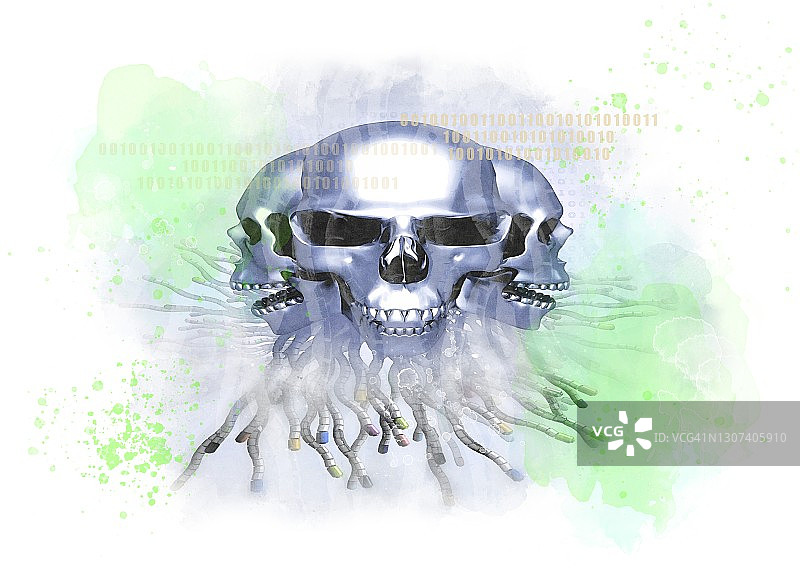 数据入侵概念图图片素材