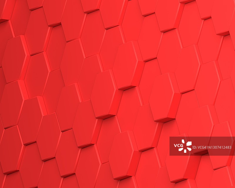 红色蜂窝背景图片素材