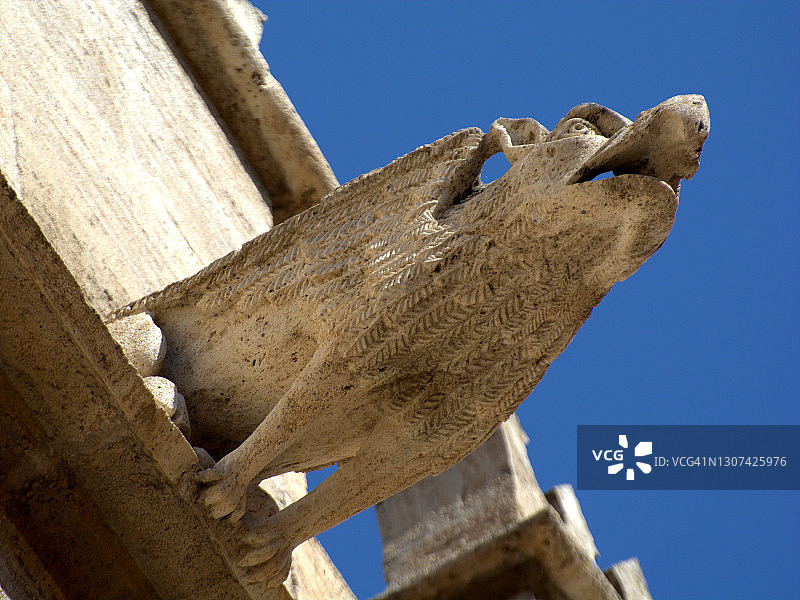 哥特式滴水嘴图片素材