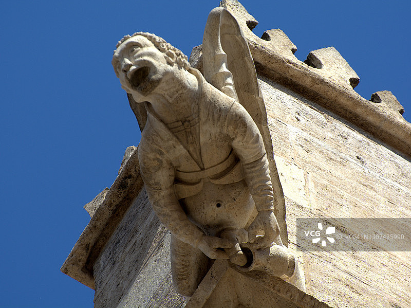 哥特式滴水嘴图片素材