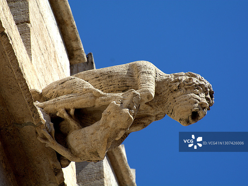 哥特式滴水嘴图片素材