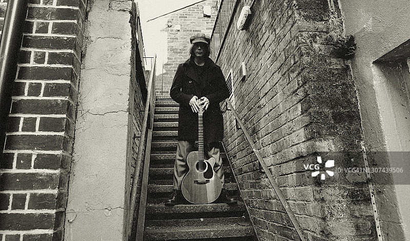 布莱顿的吉他手图片素材