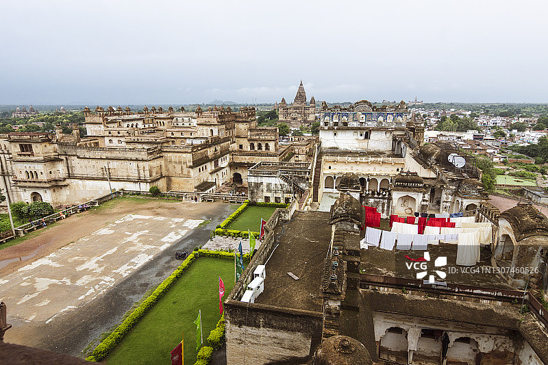 奥尔恰俯瞰图图片素材