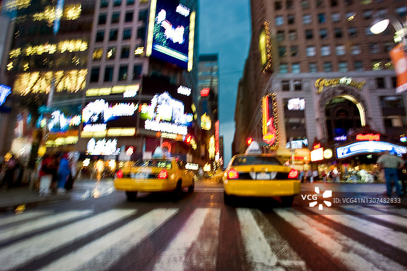 纽约曼哈顿时代广场图片素材