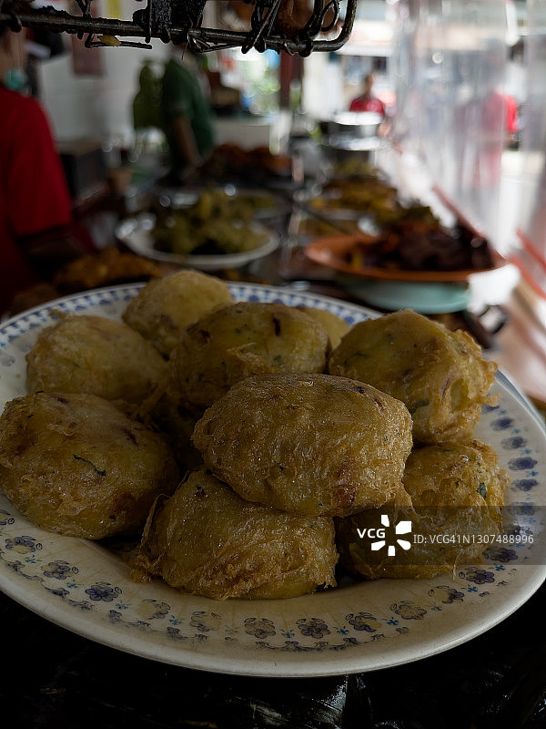 印度尼西亚西苏门答腊的卡包饭图片素材
