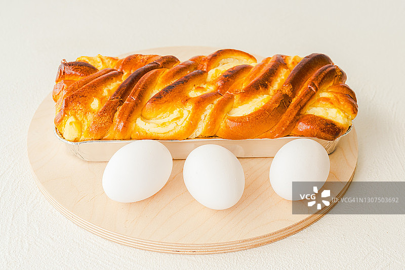 奶油乳酪酵母蛋糕图片素材