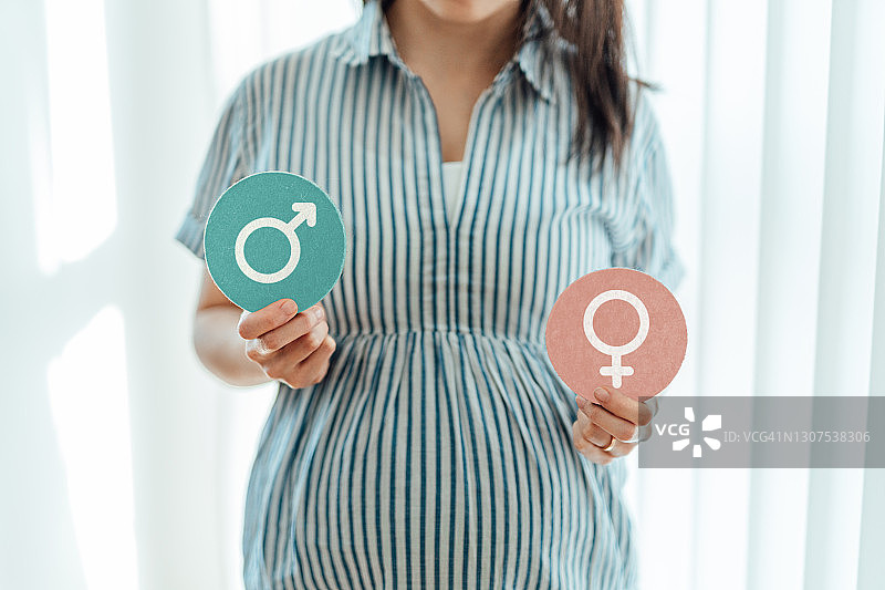 孕妇预测宝宝的性别图片素材