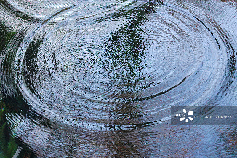 喷泉倒影图片素材