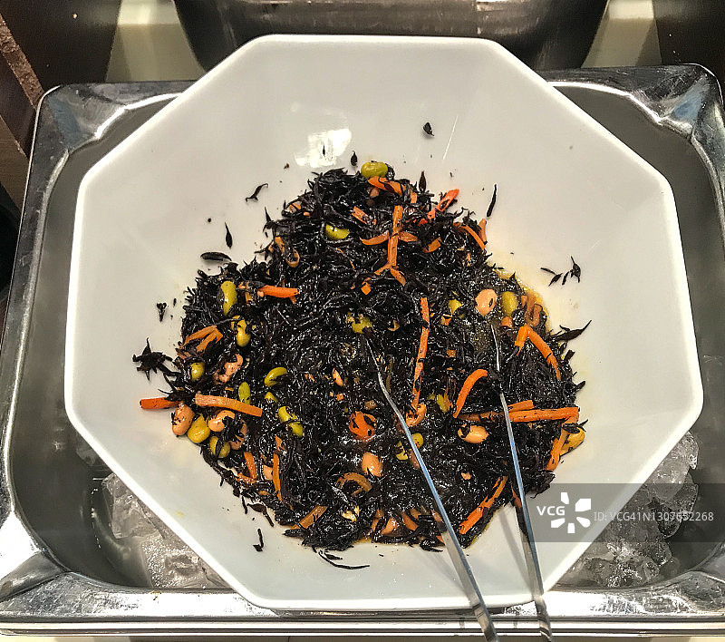 羊栖菜，午餐自助餐菜肴图片素材