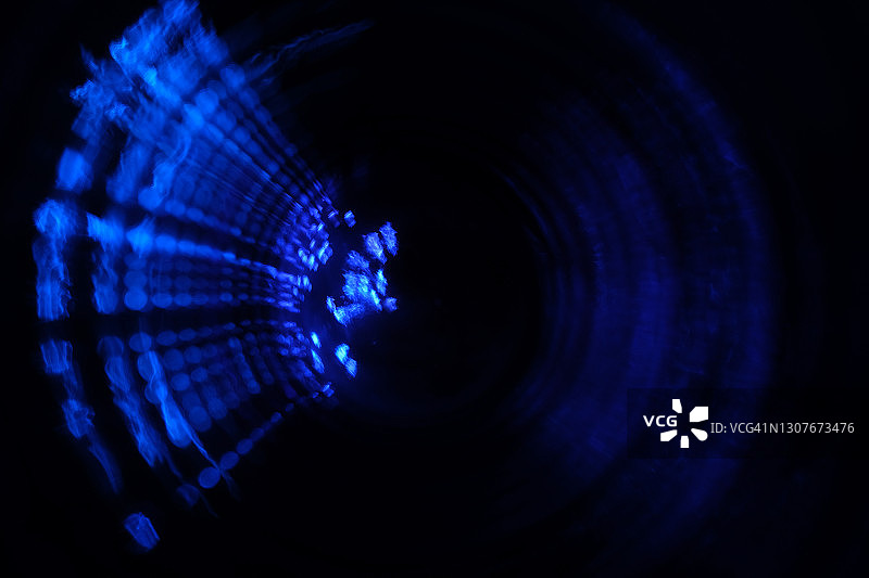 光束抽象蓝色图案图片素材