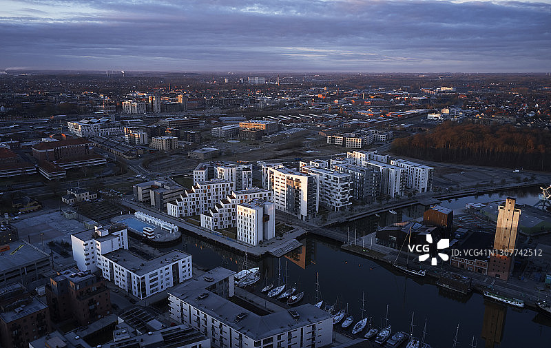 海滨住宅楼图片素材