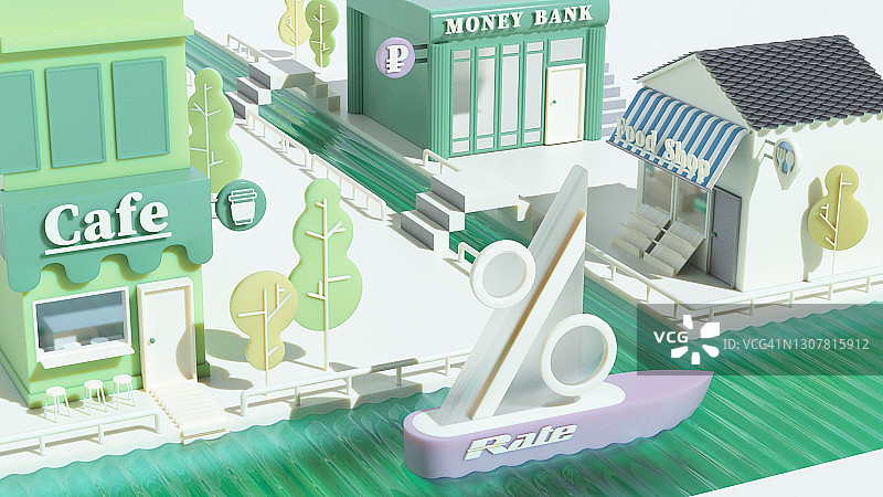 金钱城市图片素材