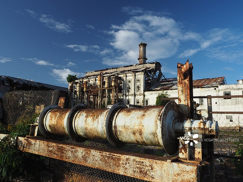 工业衰败景象图片素材