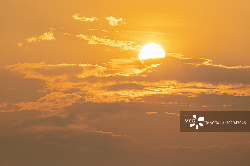 太阳与全球变暖图片素材