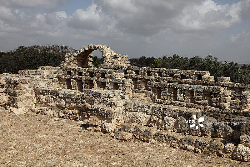 拜占庭农舍遗址图片素材
