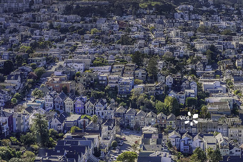 旧金山诺伊谷联排别墅图片素材