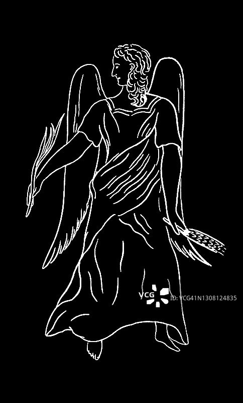 天文：室女座黄道星座图片素材