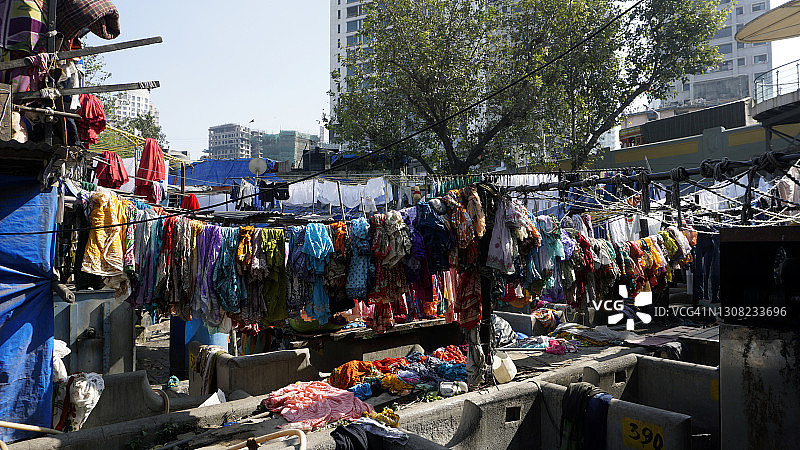 孟买玛哈拉克斯米洗衣场图片素材