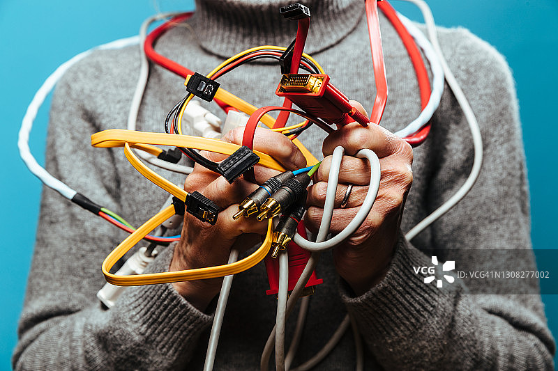 随处可见的缆线图片素材