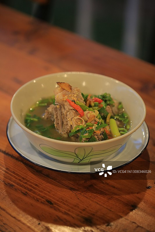 酸辣猪骨汤图片素材