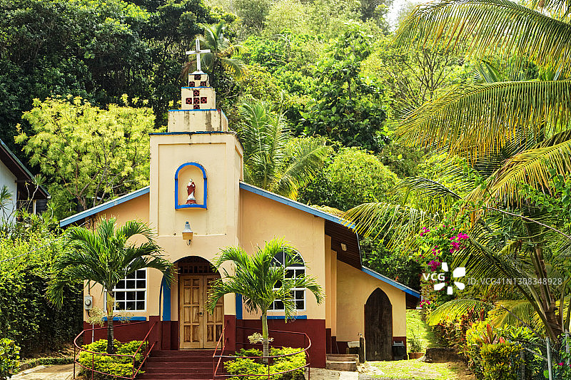 马拉卡斯湾教堂图片素材