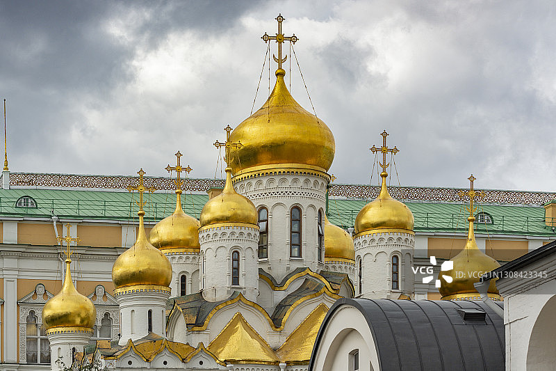俄罗斯莫斯科报喜大教堂图片素材