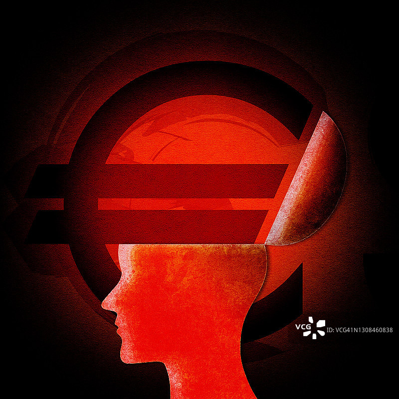 欧元符号头像插图图片素材