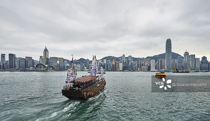 香港维多利亚港图片素材