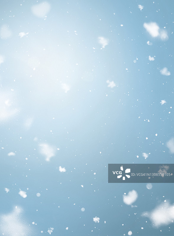 雪，冬季，低角度，天空图片素材