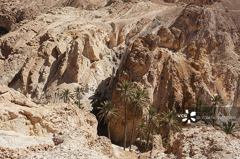 内格夫山，靠近舍比卡的群山，突尼斯图片素材