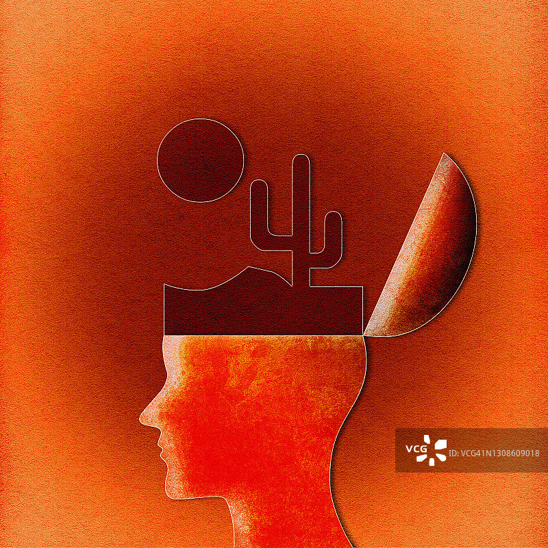 旅行主题头像插画图片素材