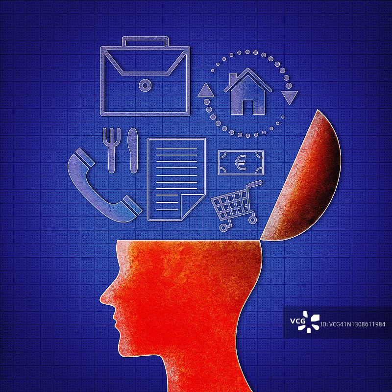 欧元居家工作平衡图片素材