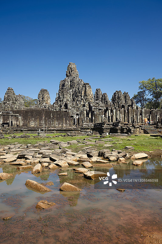 吴哥通王城的巴戎寺图片素材