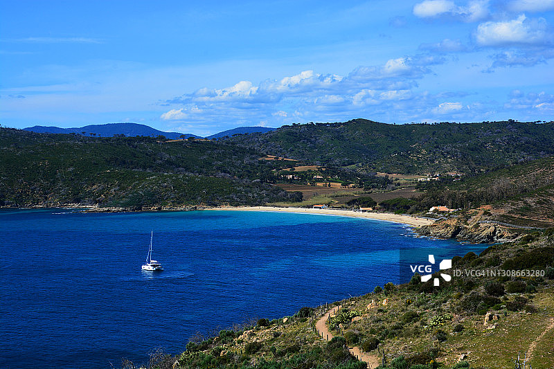 法国圣特罗佩半岛景色图片素材