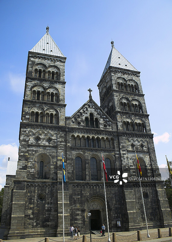 瑞典隆德大教堂图片素材