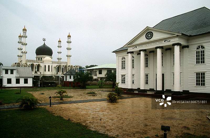 苏里南犹太教堂和清真寺图片素材
