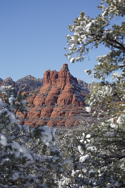 塞多纳的钟岩图片素材