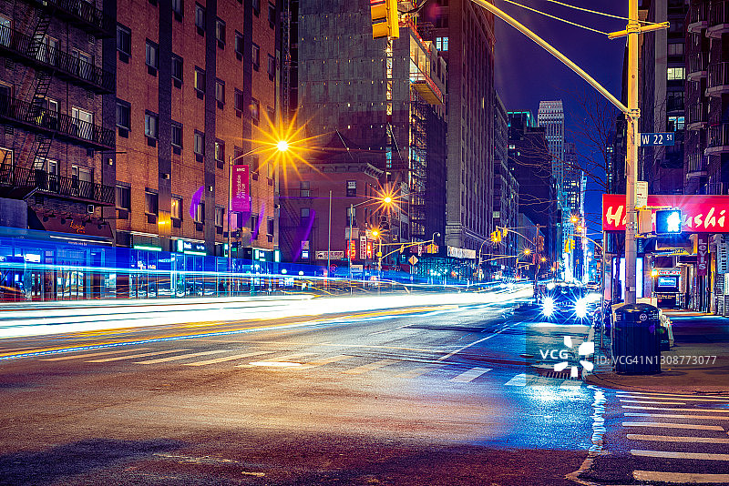 切尔西夜景图片素材