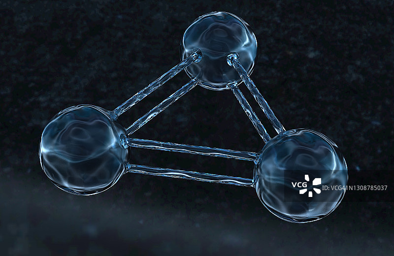 细胞、结构、玻璃、水、3D图片素材