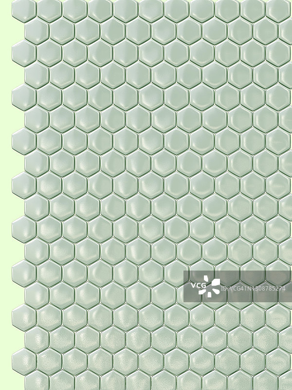 六边形透明气囊玻璃3D图案图片素材